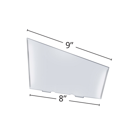 AZAR DISPLAYS 9" Divider for Azar Displays Bin, PK12 32DIV